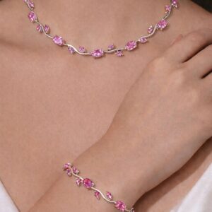 TULIPAN SILVER ROSA SET